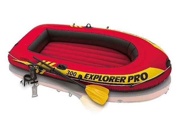 Надувная лодка Intex Explorer Pro 300 Set 58358 (весла 59623, насос 68612) до 200кг,уп.2 - фото 1