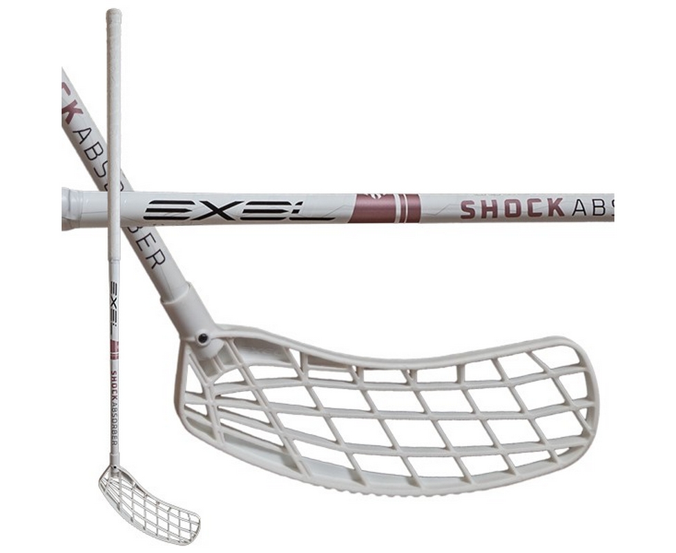 Клюшка флорбольная SHOCK ABSORBER 29 WHT 92 Round MB - L Exel 12201042 16275₽