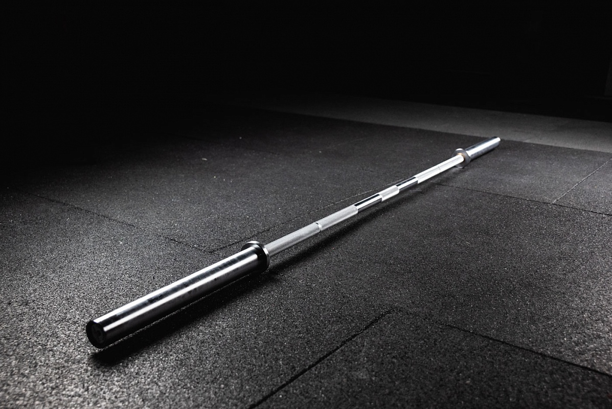 Гриф L2200 D50мм YouSteel Powerlifting bar 20kg, хром + хром,  - купить со скидкой