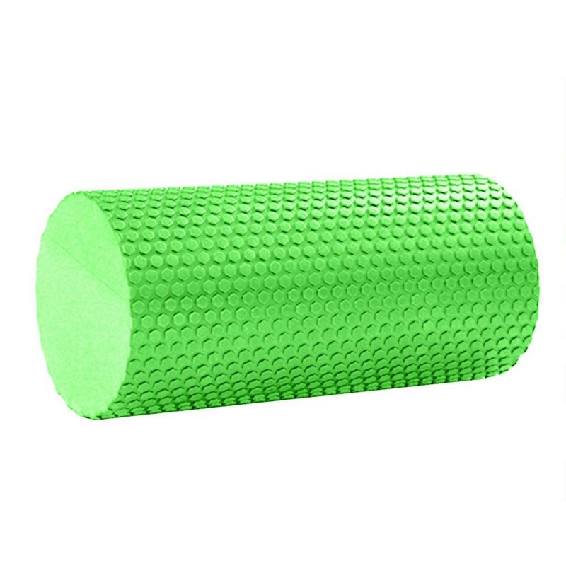 Купить Ролик массажный для йоги Sportex 30х15см B31600 зеленый,