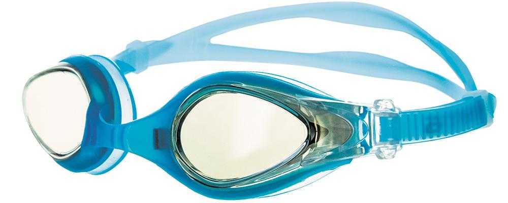Очки для плавания Atemi силикон (бел/син) N9101M,  - купить со скидкой