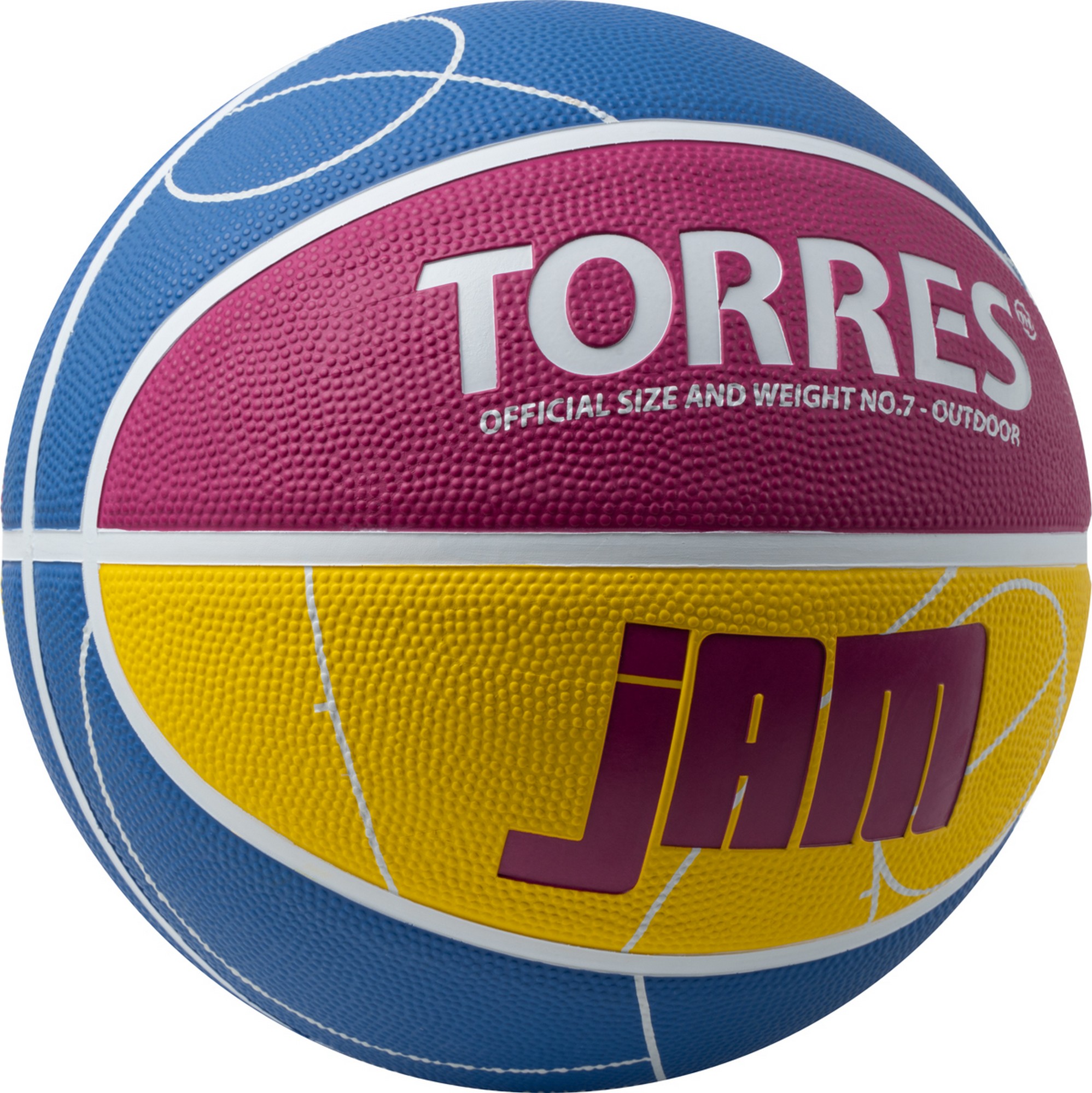 Мяч баскетбольный Torres Jam B023127 р.7 1997_2000