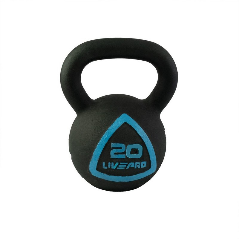  20 Live Pro Solid Cast Iron Kettlebell LP8041-20