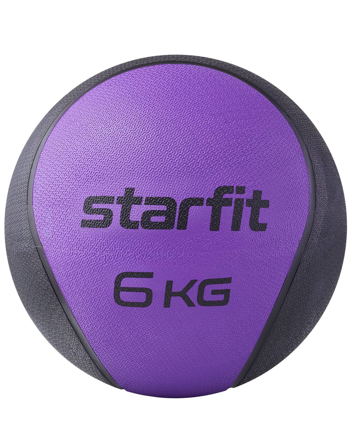 Купить Медбол высокой плотности 6 кг Star Fit GB-702 фиолетовый,