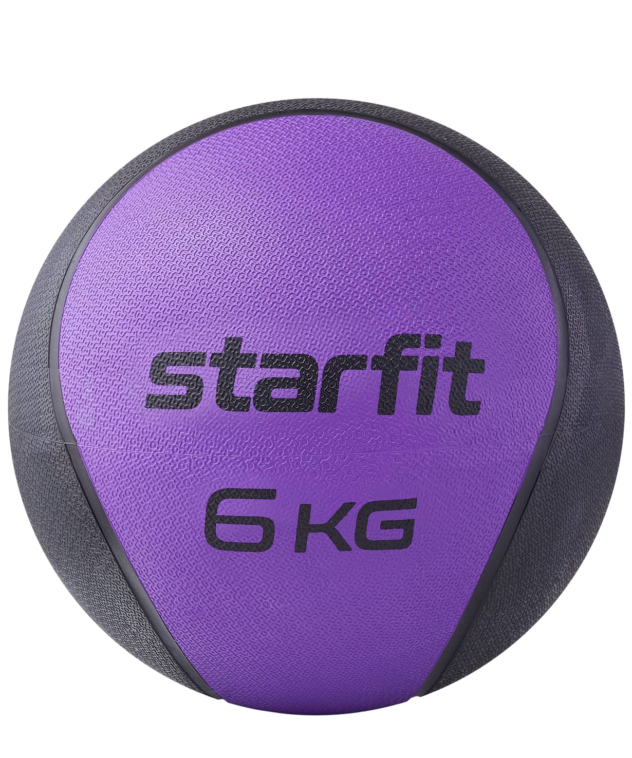 Медбол высокой плотности 6 кг Star Fit GB-702 фиолетовый