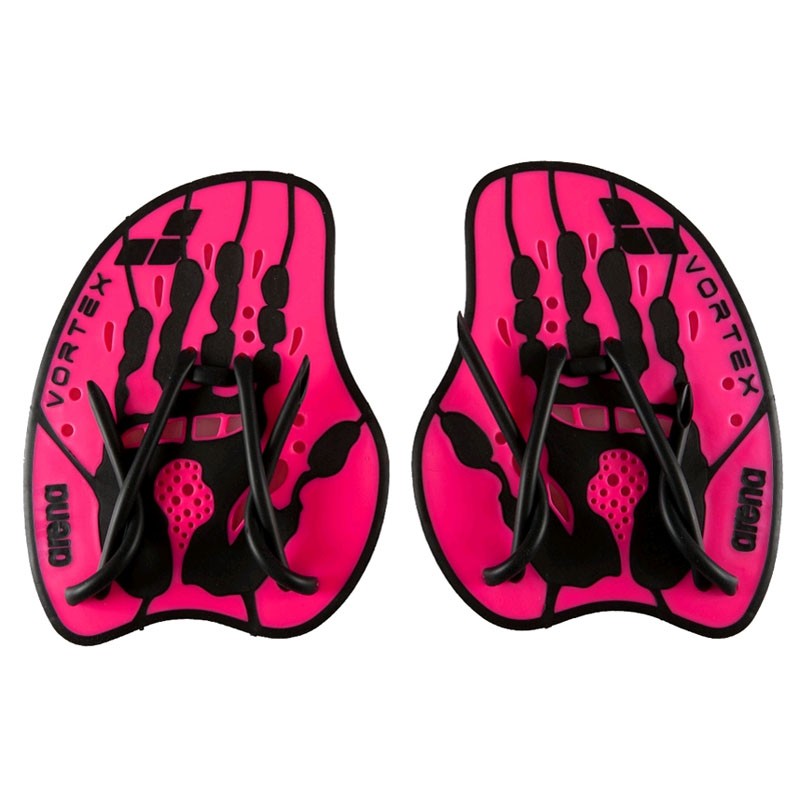 Купить Лопатки для плавания Arena Vortex Evolution Hand Paddle, розово-черный,