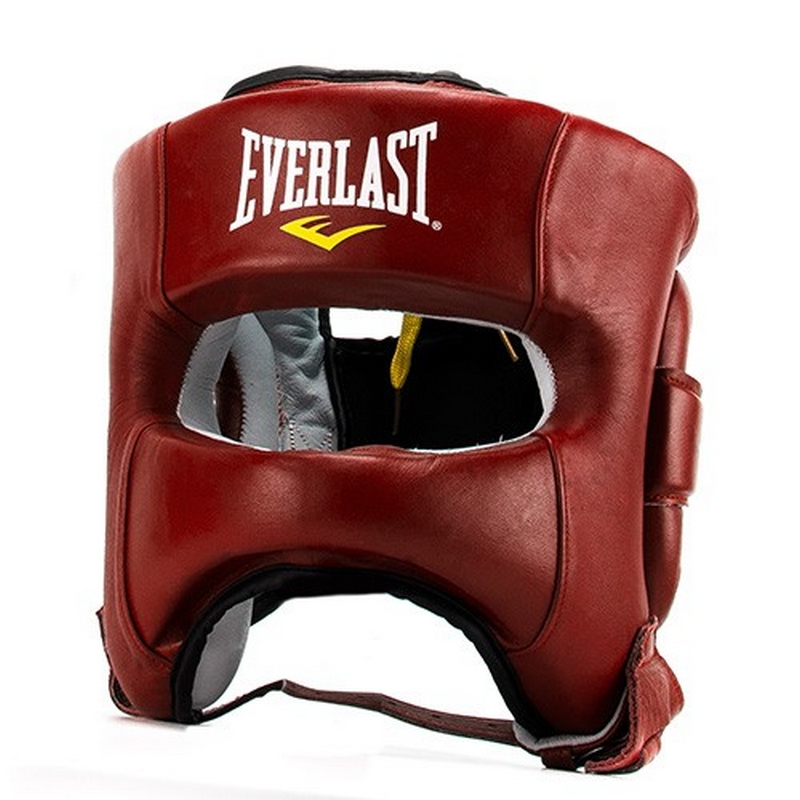 фото Шлем everlast elite leather, красный