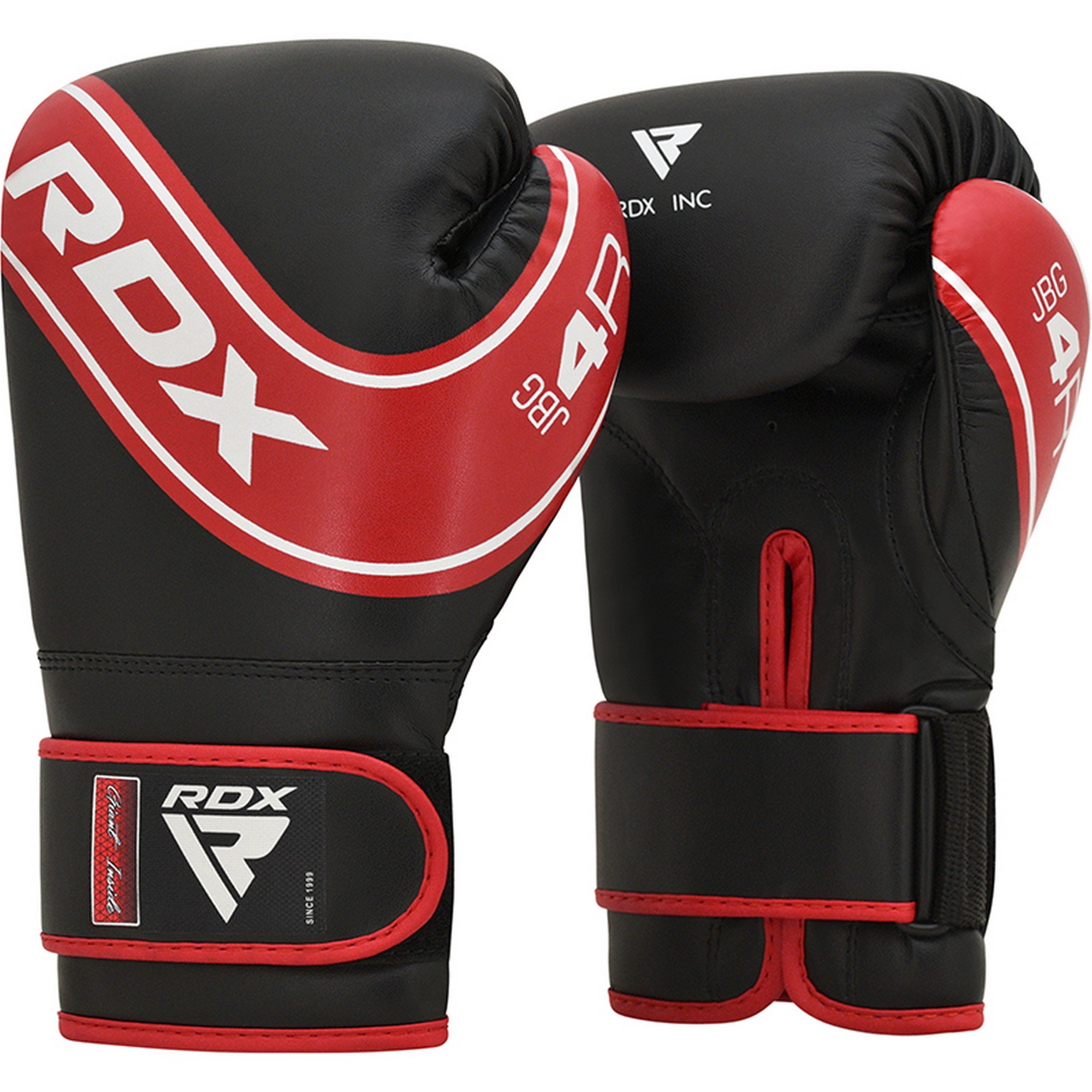 фото Перчатки детские rdx jbg-4r-4oz красный\черный