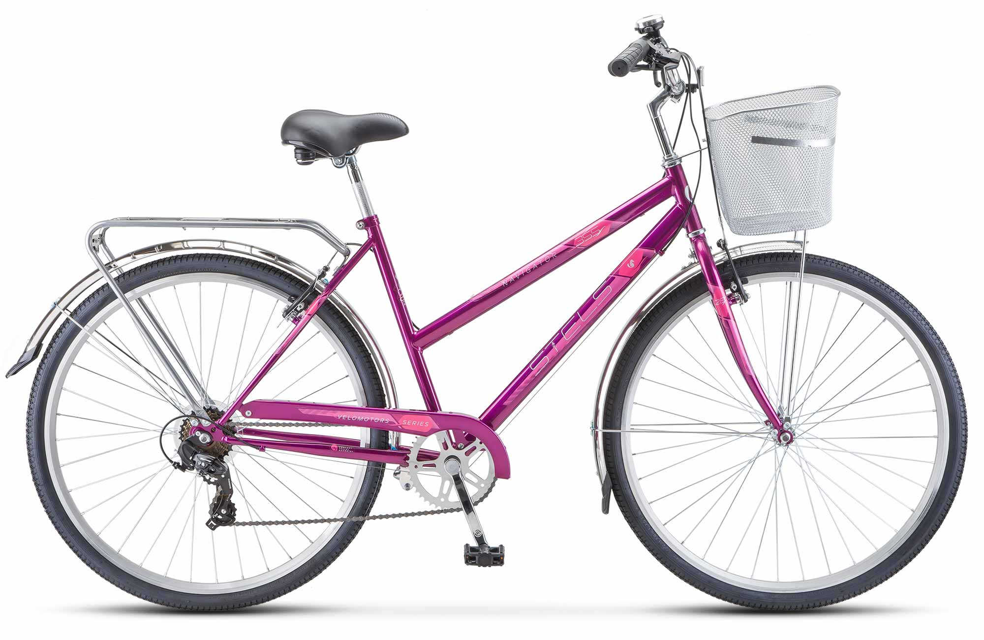 Велосипед 28 quot; Stels Navigator 355 V Lady (7-ск) Z010 LU094983 Пурпурный