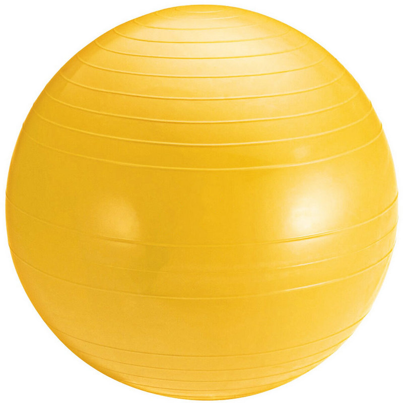 фото Мяч гимнастический anti-burst 45 см fba-45-1, желтый nobrand
