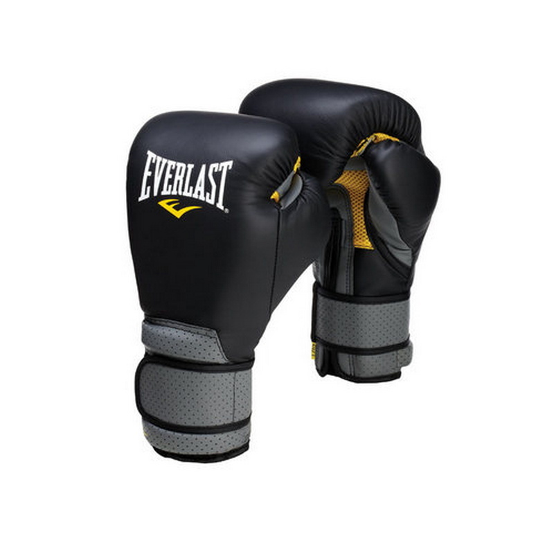 фото Боксерские перчатки тренировочные на липучке everlast pro leather strap 20oz 692001