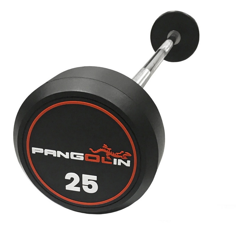 Штанга фиксированная круглая, обрезиненная Pangolin 10кг DB145С