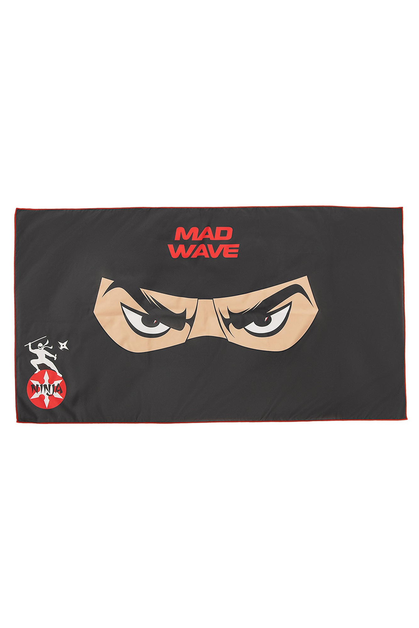 Купить Полотенце из микрофибры Mad Wave Microfiber Towel Ninja M0761 04 1 01W черный,