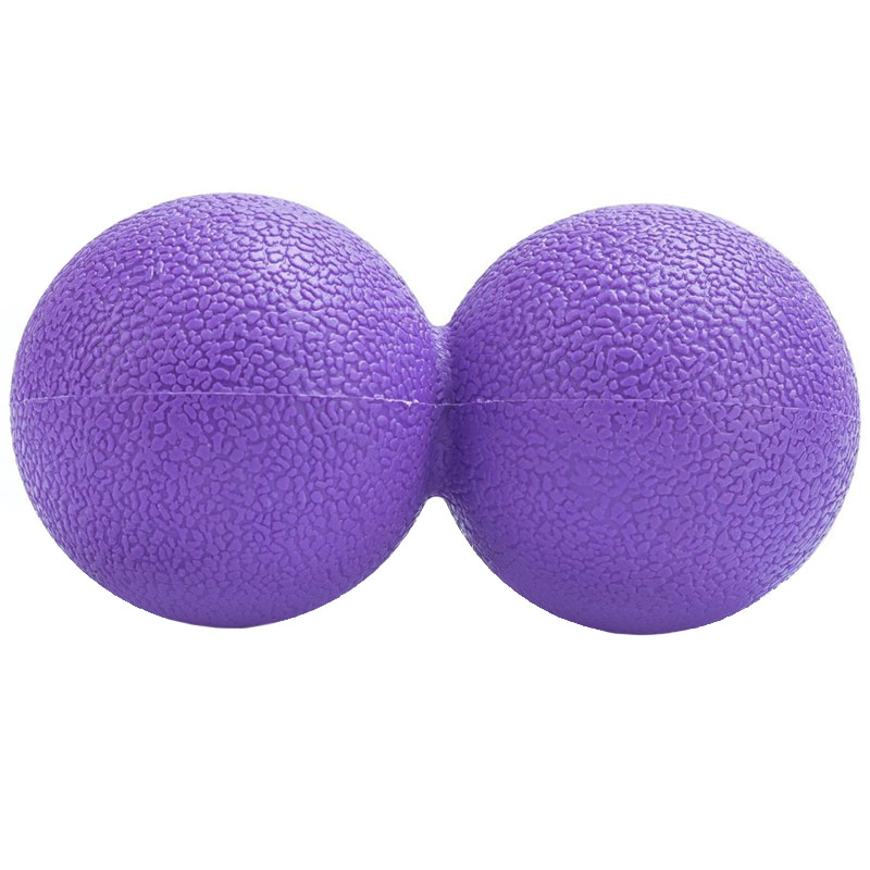 Массажер двойной мячик (ТПР) B32209 фиолетовый