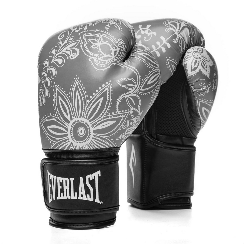 фото Перчатки тренировочные everlast spark 10oz сер. узор