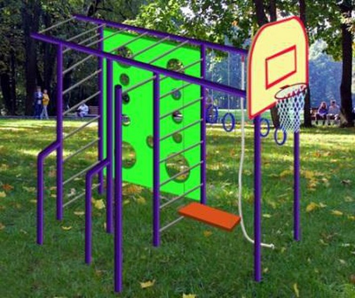 

Городок уличный Вертикаль без скалодрома