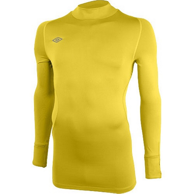 

Терморубашка Umbro Crew Base layer cold дл. рукав, воротн. (0LH) жёлтая