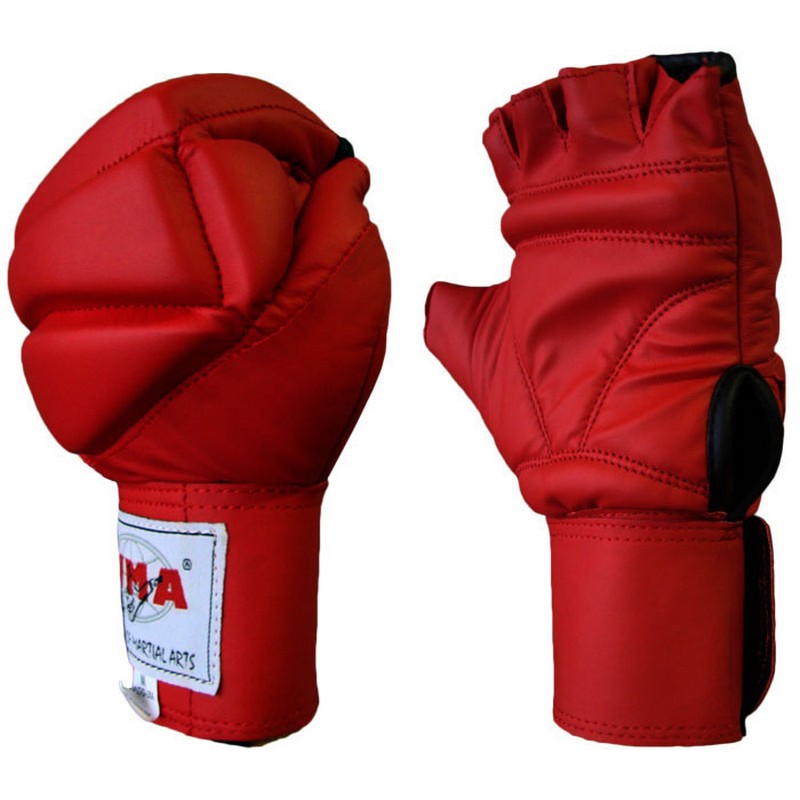 Купить Перчатки для MMA WMA WGG-356 Красные, NoBrand