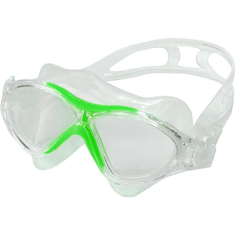 Купить Очки маска для плавания взрослая (зеленые) Sportex E36873-6,