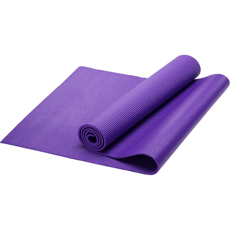 Коврик для йоги Sportex PVC, 173x61x0,3 см HKEM112-03-PURPLE фиолетовый 800_800