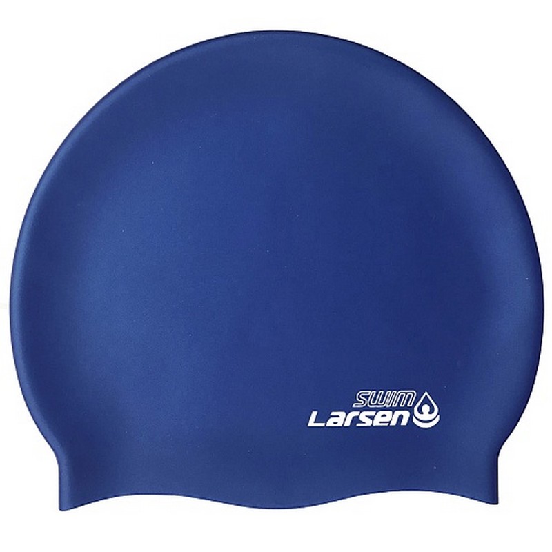 Шапочка плавательная Larsen SC15 синий металлик