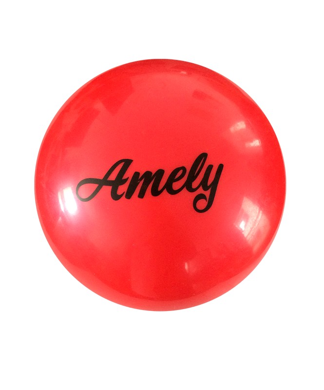 

Мяч для художественной гимнастики Amely AGB-101 D=19 см, красный