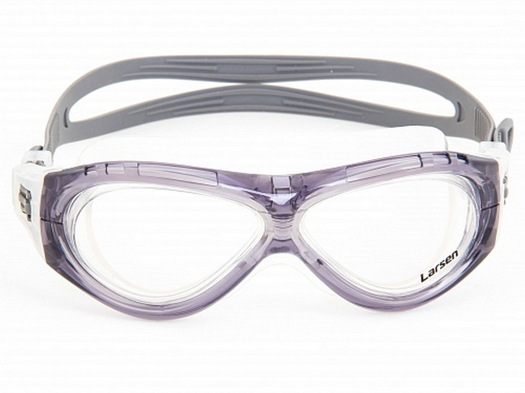 Очки для плавания Larsen К5 серый 1067_800
