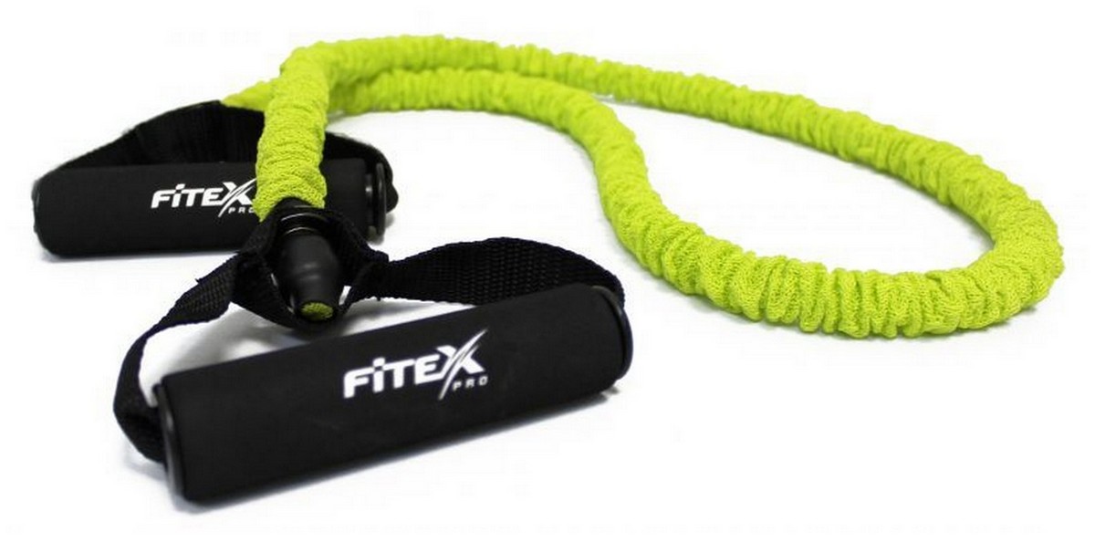 Эспандер трубчатый в рукаве средний Fitex Pro FTX-1317M