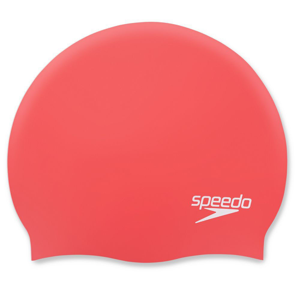 Купить Шапочка для плавания Speedo Plain Molded Silicone Cap 8-70984H191, красный, силикон,