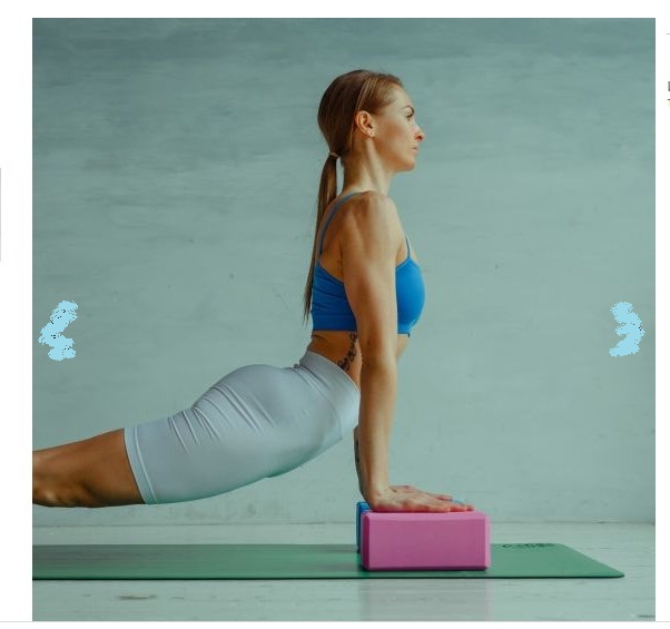 Блок для йоги Intex EVA Yoga Block YGBK-BL137 18,5x6,8x4 см, синий 602_565
