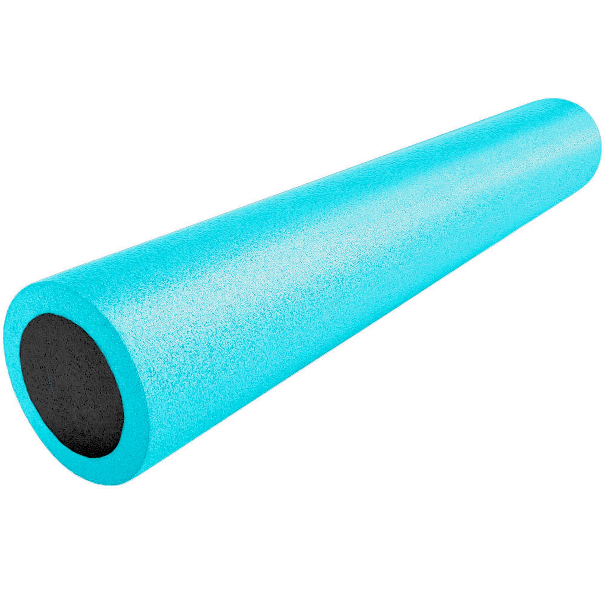 Ролик для йоги полнотелый 2-х цветный, 90х15см Sportex PEF90-44 зеленый\черный 2000_2000