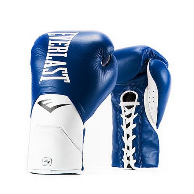 Перчатки боевые Everlast MX Elite Fight 10oz синий P00000704 - фото 1