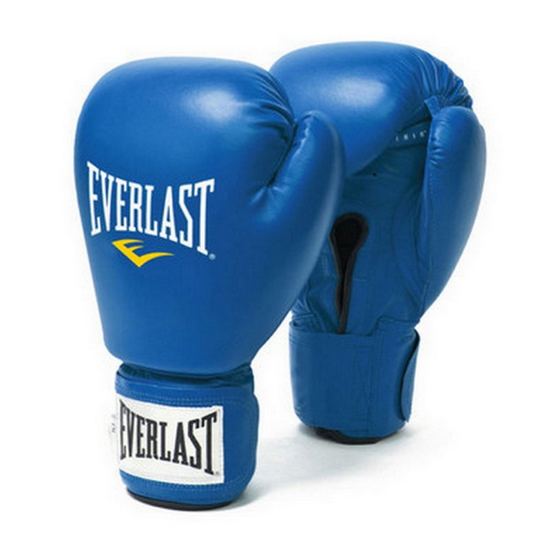 фото Боксерские перчатки everlast amateur cometition любительские 641206-10 pu синие 12 oz
