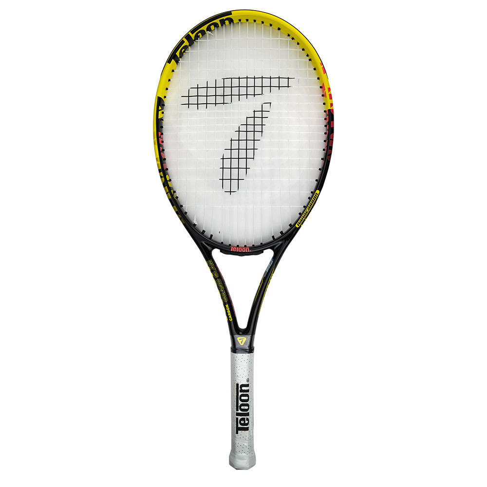 фото Ракетка для большого тенниса teloon space x ii gr3, арт.22087, для любителей, графит,со струнами, желт