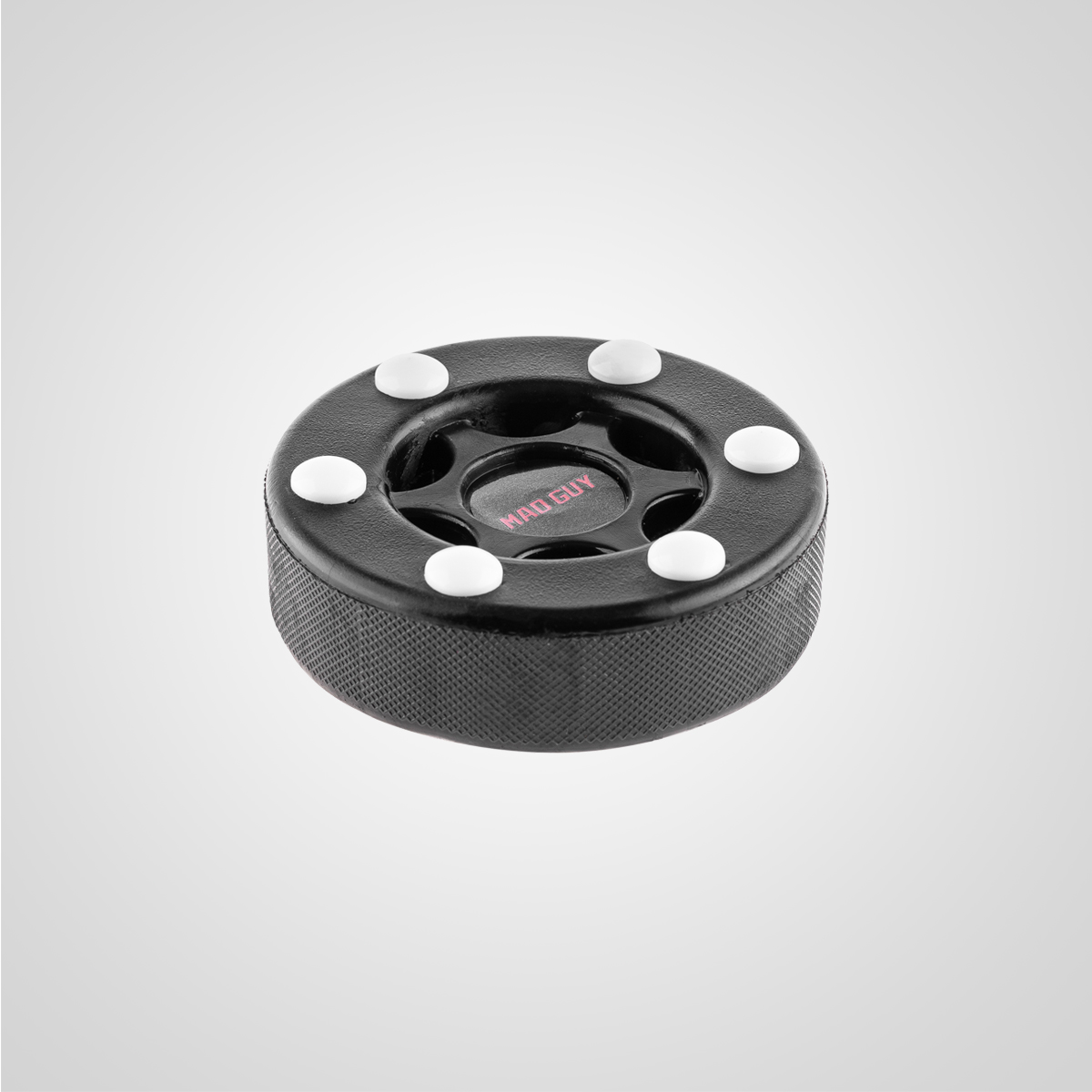 Шайба для стрит-хоккея Type3 Lux пластик Mad Guy черный 500₽