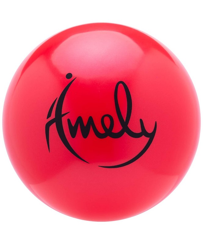 Купить Мяч для художественной гимнастики d15 см Amely AGB-301 красный,