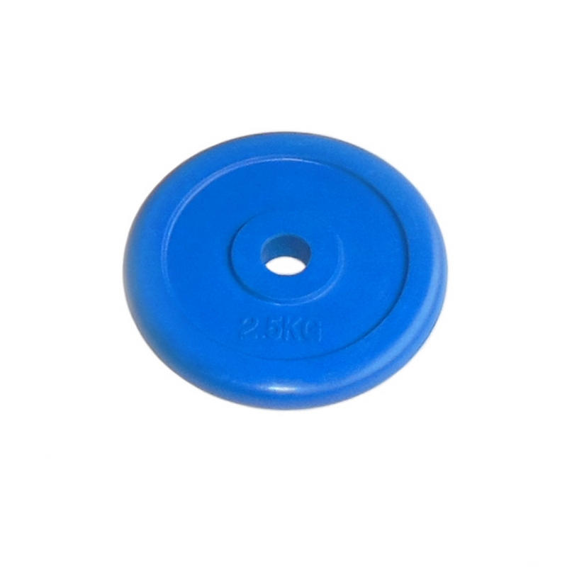 Диск обрезиненный 2,5кг Johns 71019-2,5С-26 синий 800_800