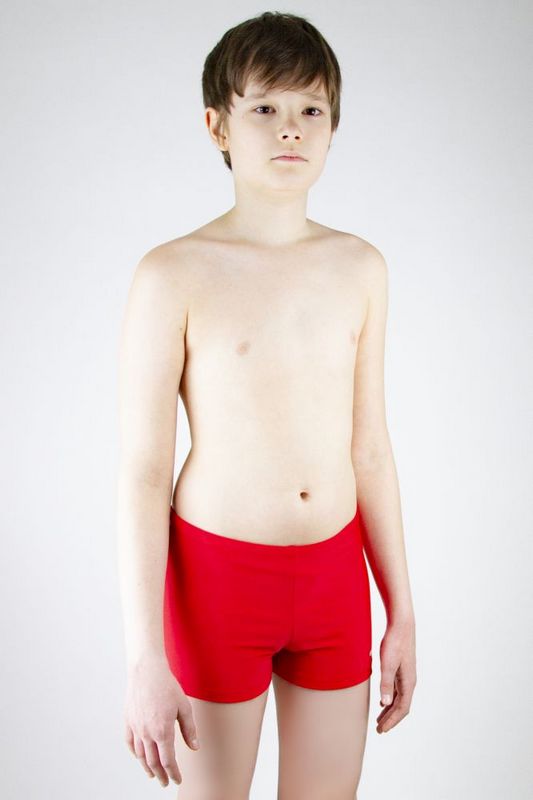фото Плавки-шорты детские для бассейна atemi bb 4 4, красный