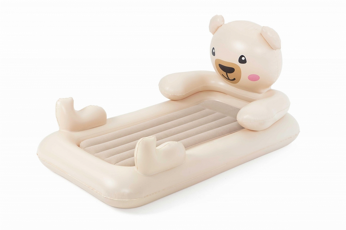 фото Надувная кровать детская bestway dreamchaser 188x109x89см, мишка 67712