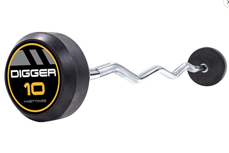 

Комплект изогнутых фиксированных обрезиненных штанг 5 шт от 10 до 20кг Hasttings Digger HD51G2B-10-2