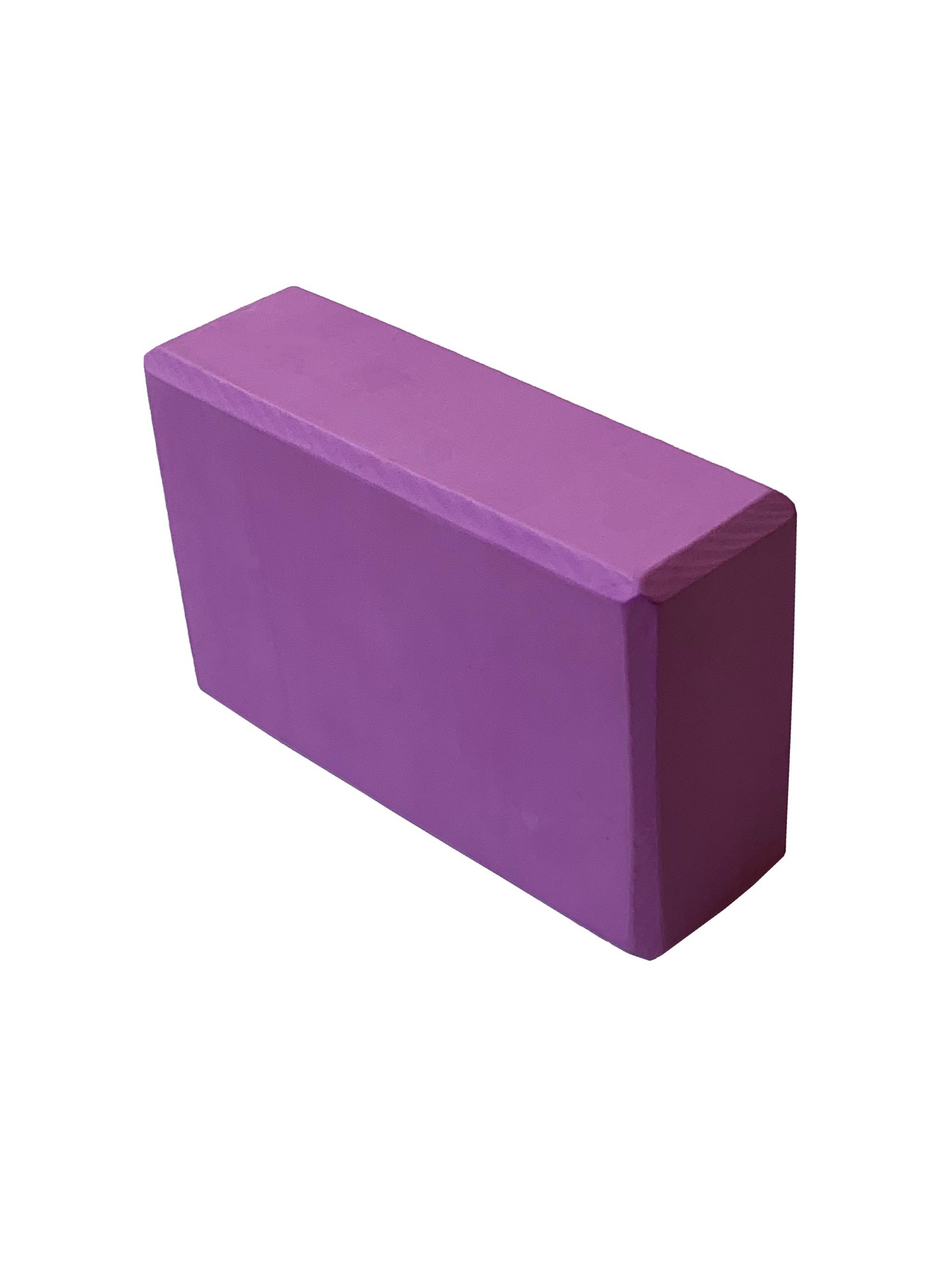 Йога блок Sportex полумягкий, из вспененного ЭВА 22,3х15х7,6 см E39131-51 фиолетовый