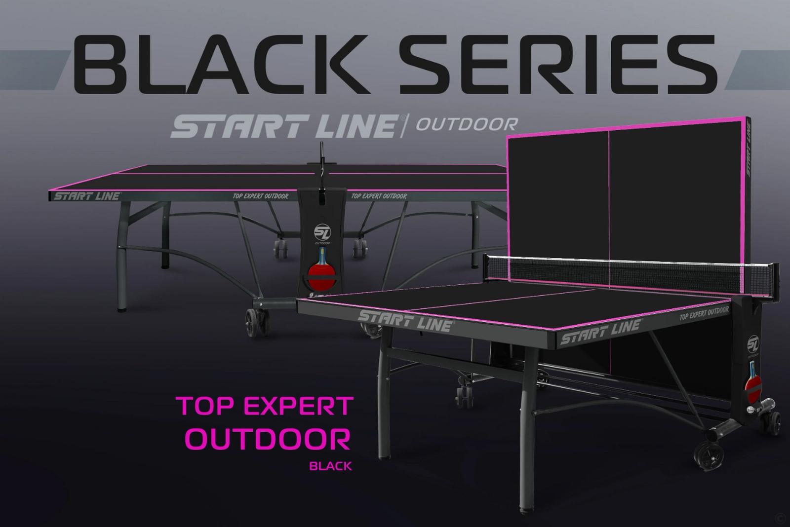 Теннисный стол Всепогодный Start Line Top Expert 6 6047-7 Black 1600_1068