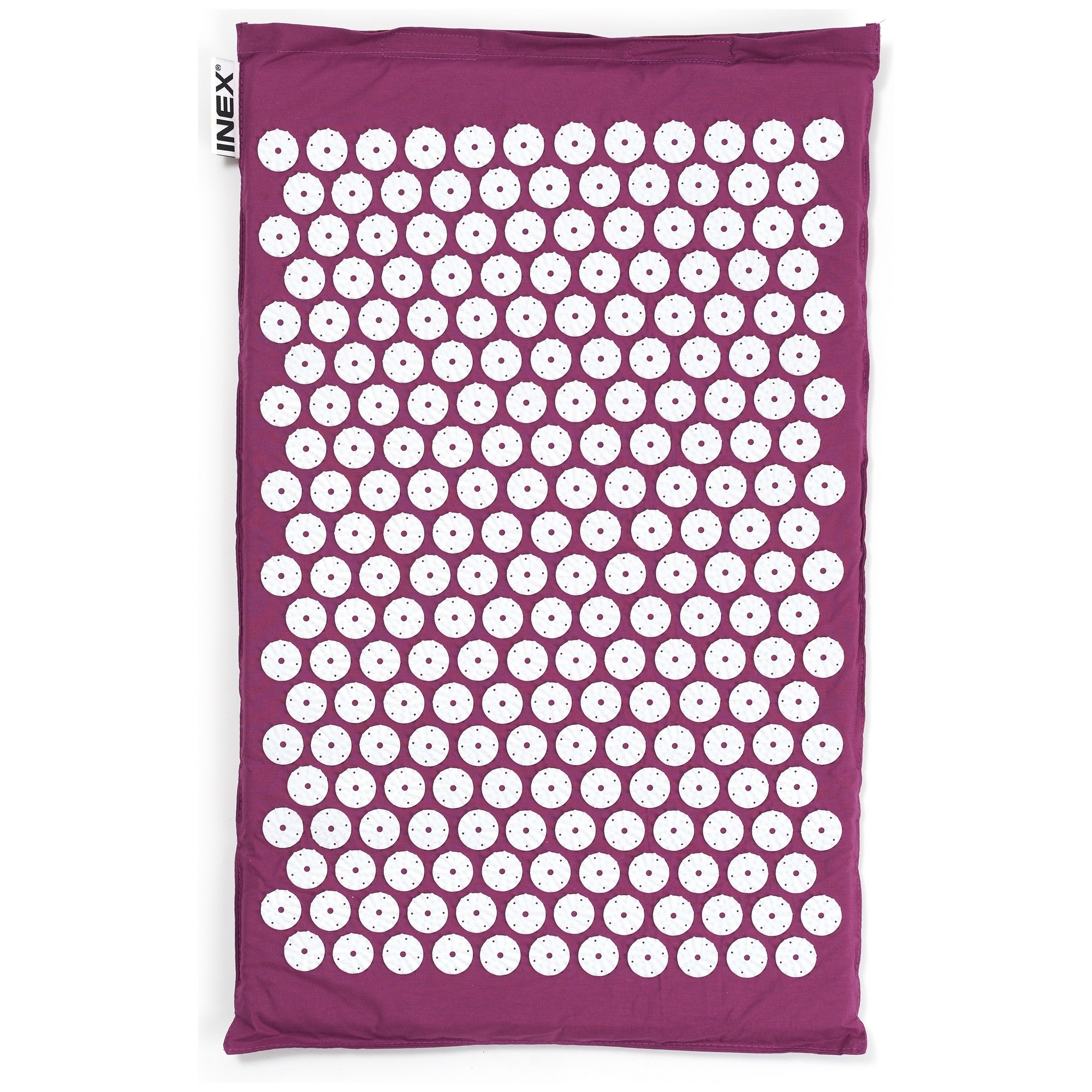 Набор с акупунктурным массажным ковриком Inex Acupressure Mat ACUMAT фиолетовый 2000_2000