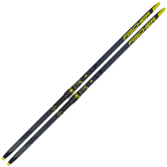 фото Лыжи беговые fischer speedmax 3d cl 902 plus soft ifp wax (черно/желтый)