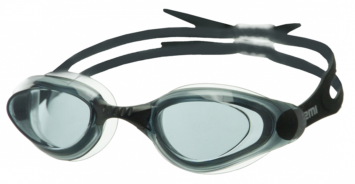 Очки для плавания Atemi B403 чёрный,  - купить со скидкой