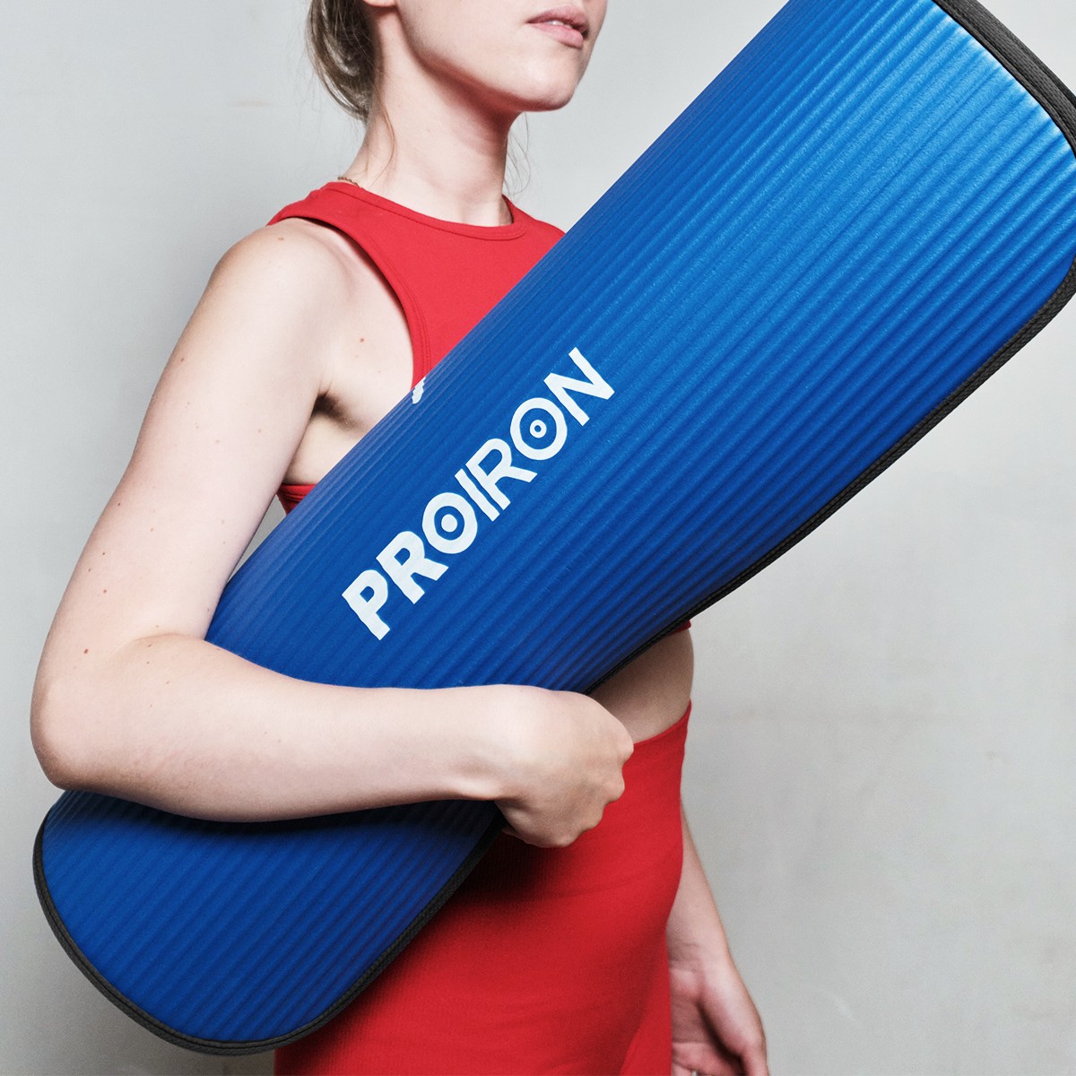 Коврик для йоги и фитнеса 183x66x1см NBR PROIRON К18610НС синий 1200_1200