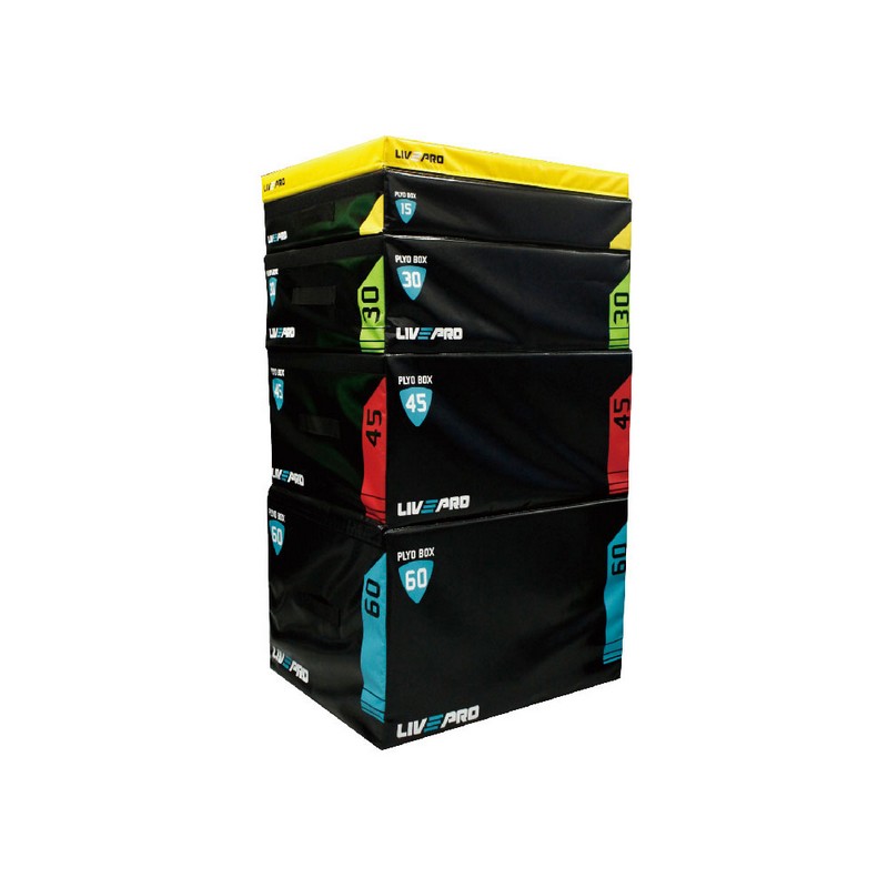 Купить Плиометрический бокс Live Pro Soft Plyometric Box NLLP8151-L 0-00-00 черныйкрасный,