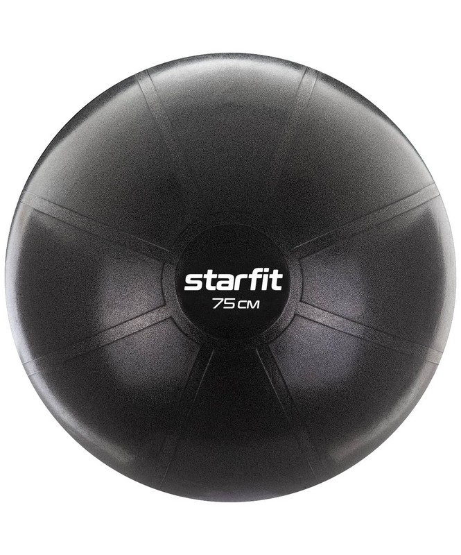Фитбол высокой плотности d75см Star Fit Pro GB-107 черный
