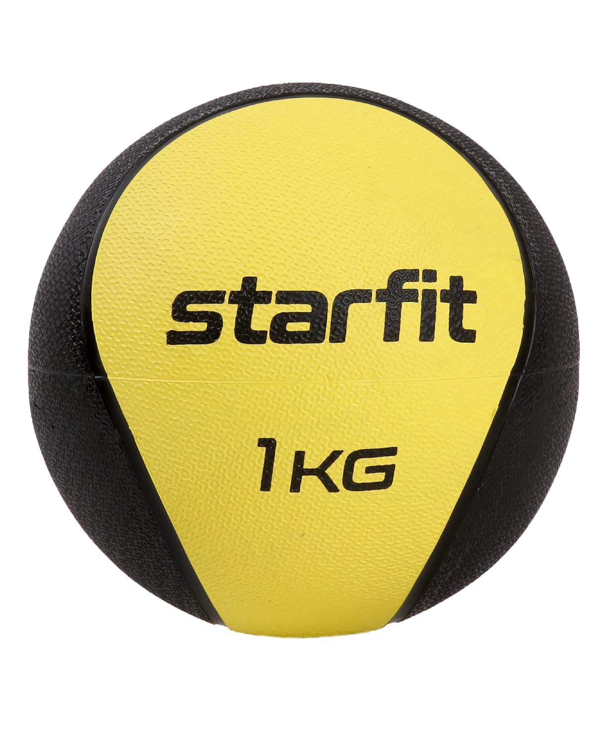 Медбол высокой плотности 1 кг Star Fit GB-702 желтый