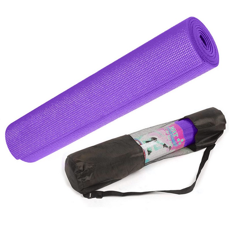 

Коврик для йоги ПВХ 173х61х0,6 см B31182-3 фиолетовый